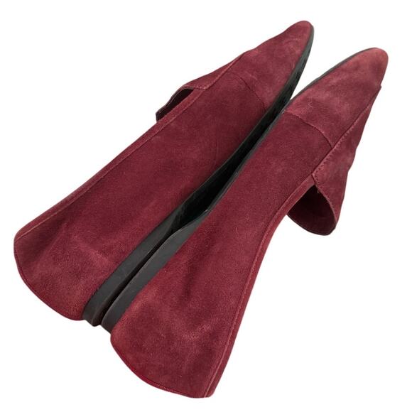 Birdies The Vesper Burgundy Suede Comfortable Loafers Work/Casual/Everyday-98.5 - Picture 4 of 8